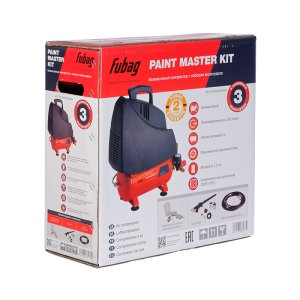 FUBAG Компрессорный набор Paint Master Kit безмасляный компрессор + 3 предмета в Ханты-Мансийске фото