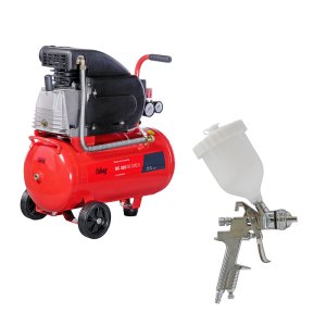 Поршневой масляный компрессор FUBAG DC 320/50 CM2.5 + Краскораспылитель в ПОДАРОК