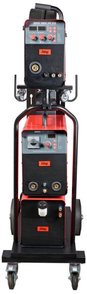Сварочный полуавтомат INMIG 500T DW SYN + Подающий механизм DRIVE INMIG DW SYN + Шланг-пакет 5 м + Горелка FB 500 3 м + Блок жидкостного охлаждения + Тележка в Ханты-Мансийске фото