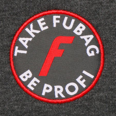 Серо-красная толстовка Fubag с капюшоном  размер M в Ханты-Мансийске фото