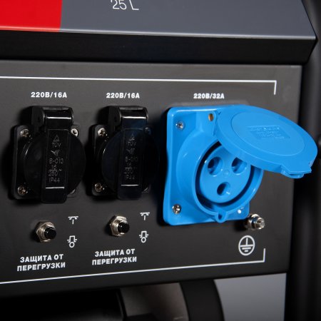 Бензиновый генератор с электростартером и коннектором автоматики FUBAG BS 7500 A ES в Ханты-Мансийске фото