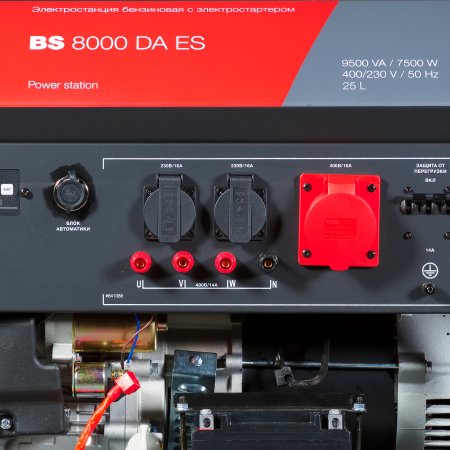 Бензиновый генератор FUBAG BS 8000 DA ES (трехфазный) с электростартером и коннектором автоматики в Ханты-Мансийске фото