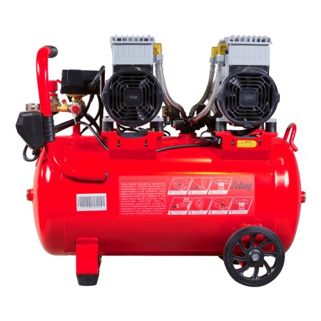 Компрессор безмасляный малошумный FUBAG OLS 500/50 CM2х2 + Набор пневмоинструмента Basic S1000 (3 предмета) в ПОДАРОК в Ханты-Мансийске фото