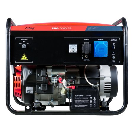 Бензиновый генератор с электростартером FUBAG PRG 5000 ES + Комплект колес и ручек для электростанций в ПОДАРОК в Ханты-Мансийске фото