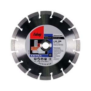 Алмазный отрезной диск FUBAG Universal Extra_ диам. 230/22.2 в Ханты-Мансийске фото
