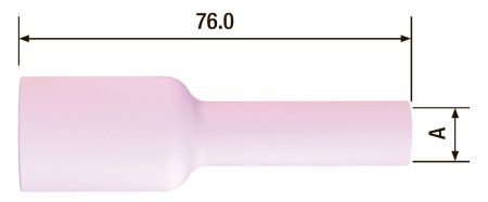 FUBAG Сопло керамическое для газовой линзы №6L ф10 FB TIG 17-18-26 (2 шт.) в Ханты-Мансийске фото